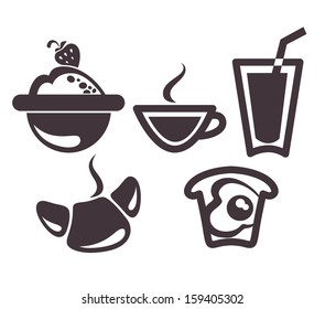 good morning, vector collection of traditional breakfast meal