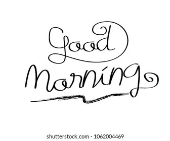 Good morning. vector illustration