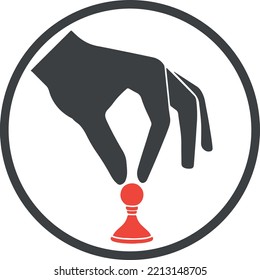 Good Move Chess Clipart (Editable file) - Vector Illustration