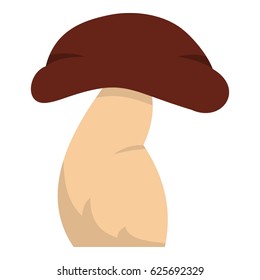 Good mushroom icon flat isolated on white background vector illustration