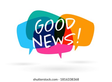 Good news on speech bubble