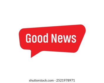 Texto de información de signo de buenas noticias	