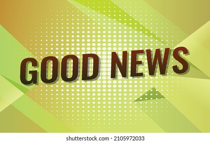 Good News Word Concept Vector Illustration Stock Vector (Royalty Free ...