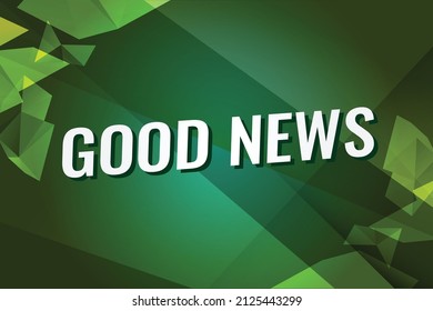 buen concepto de palabra de noticias ilustración vectorial con estilo de líneas verdes para la plantilla de página de inicio de medios sociales, ui, web, aplicación móvil, afiche, banner, volante, fondo, tarjeta de regalo, cupón, etiqueta, fondo de pantalla