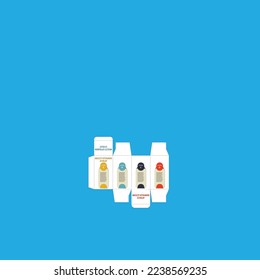 Good Nice Vitamin Syrup Box Packet Design