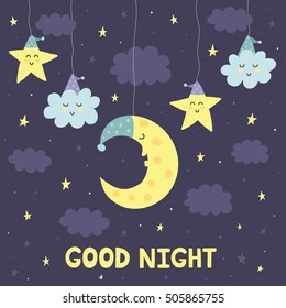 Good Night Cartoon Images, Stock Photos & Vectors | Shutterstock