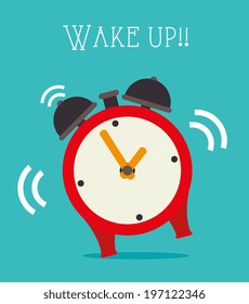 Good night design over blue background, vector illustration