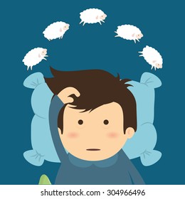 Good Night digital design, vector illustration 10 eps graphic