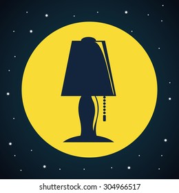 Good Night digital design, vector illustration 10 eps graphic