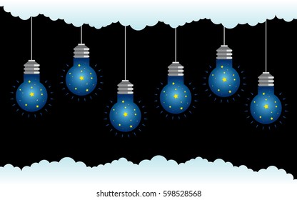good night illustration vector design