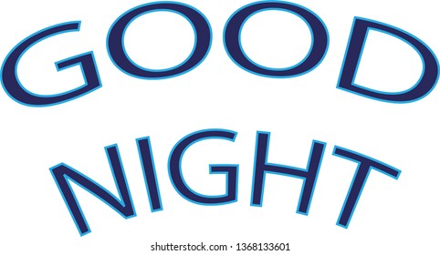 good night inscription