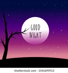 Good night and good moon for you