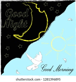 Good Night Sleep Stock Vectors Images Vector Art Shutterstock