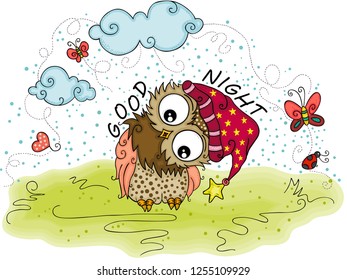 Good night owl of winter

