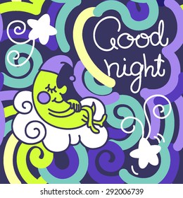 good night print