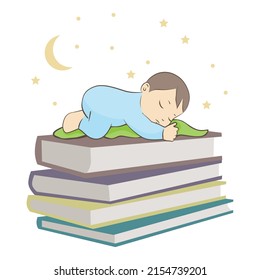 libros de historias de buenas noches y bebé recién nacido 