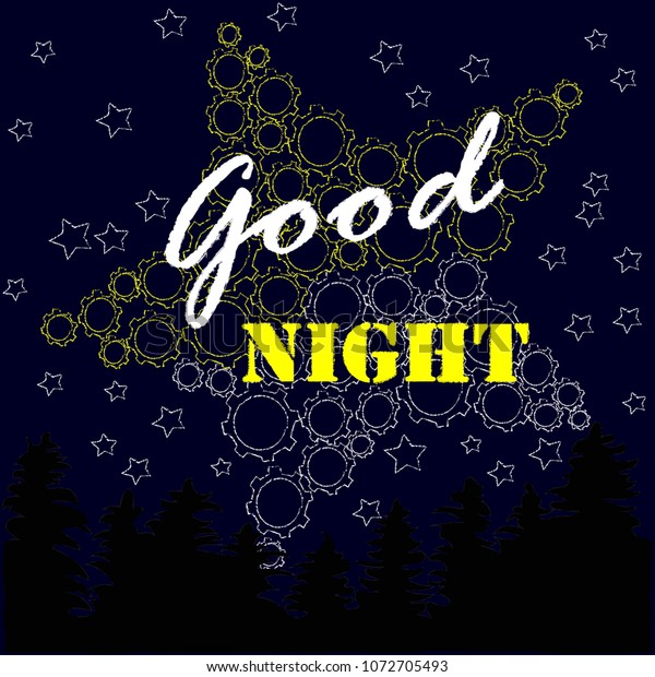 Good Night Sweet Dreams Night Scene Stock Image Download Now