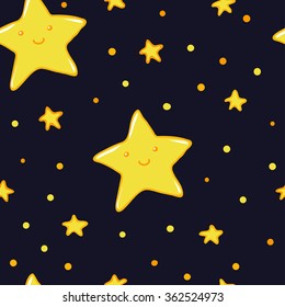 Good Night And Sweet Dreams Seamless Pattern