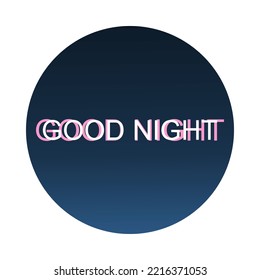 Buenas noches y dulces sueños, vector. Ilustración vectorial vintage.Sueños dulces - inscripción con letras a mano para la decoración, impresión, vector textil.Cita con letras modernas aislada en fondo blanco.