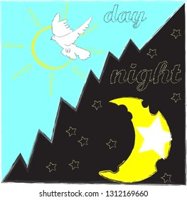 64 Cartoon nigth sky Images, Stock Photos & Vectors | Shutterstock