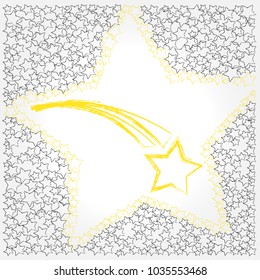 Good Night.Star madfe from stars.Stars.Shooting star.Nature.