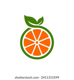 Good Orange Logo New Vector Design Art Illustration Stock