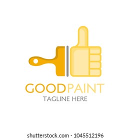 
Good Paint Logo Icon Template Design. Vector Illustration