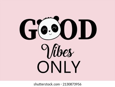 good panda vector design hand drawn