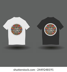 I am a good person t-shirt design. Modern t-shirt design 17.