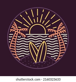 Good place for chill graphic illustration vector art t-shirt design