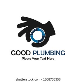 Good plumbing logo design template illustration