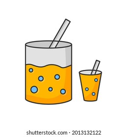 Good potion vector icon. Potion for health