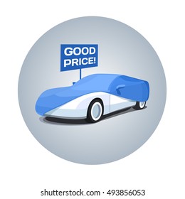 good price blue car