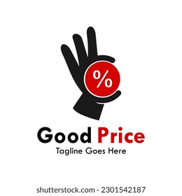 Good price design logo template illustration
