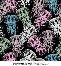 Good for production wallpapers, fabric printing, wrapping paper, cloth, notebook covers, goods.  Sea collection.