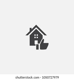 Good property choice icon. Simple element illustration. Good property choice symbol design from Real Estate collection. Can be used for web and mobile.
