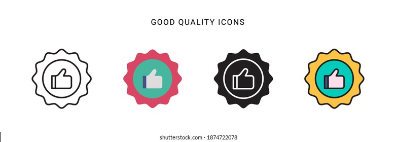 good quality icon vector with different style design. isolated on white background