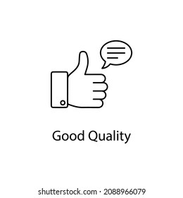 Icono de contorno vectorial de buena calidad para diseño web aislado en fondo blanco