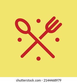 Good Restaurant, Spoon Fork, Simple and Modern, EPS 10 vector