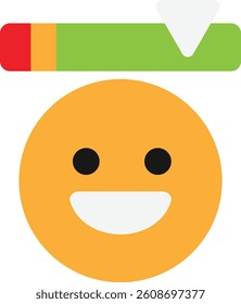Good Review Rating Icon Vector Flat Illustration