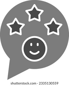 Good Review vector icon. Can be used for printing, mobile and web applications.