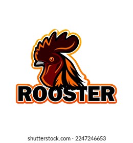 good rooster head used for logos etc