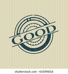 Good rubber seal with grunge texture