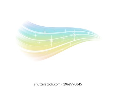 Good scented wind.Vector illustration that is easy to edit.