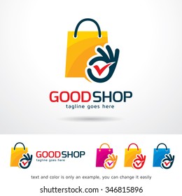 Good Shop Logo Template Design Vector