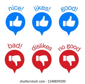 Good sign and bad sign icon