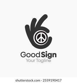 Good Sign Logo Design Template. Good for Business, Agency, Community and Organization.