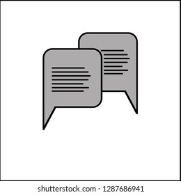 good and simple chatting icon for you