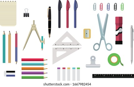 Good simple design stationery, Flat design