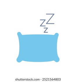 Icono de línea de buen concepto de sueño. Ilustración de elemento simple. 
Buen diseño de símbolo de contorno de concepto de sueño.